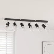 Faretti da soffitto 6 vie regolabili neri E27