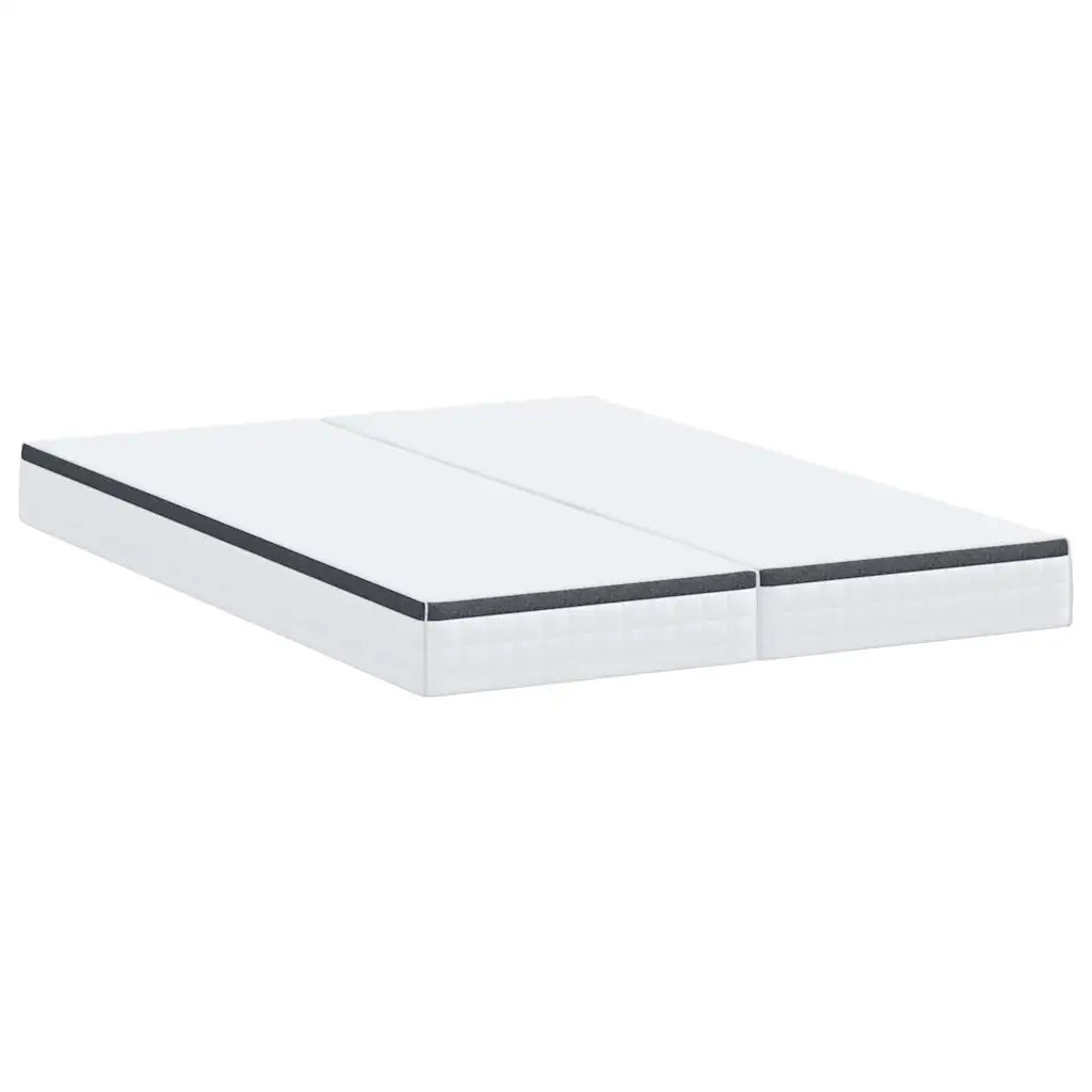 Materasso 2 pz-Set di 2 Materasso Bianco e Grigio 70 x 190 cm Molla Bonell