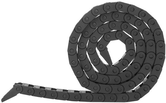 Catenaccio per letto 7 x 7 mm - Resina nylon PA66 rinforzata - Nero - Resistente allo sfregamento - Alta resistenza a temperature elevate - Livello di rumore silenzioso - Catenaccio per energia