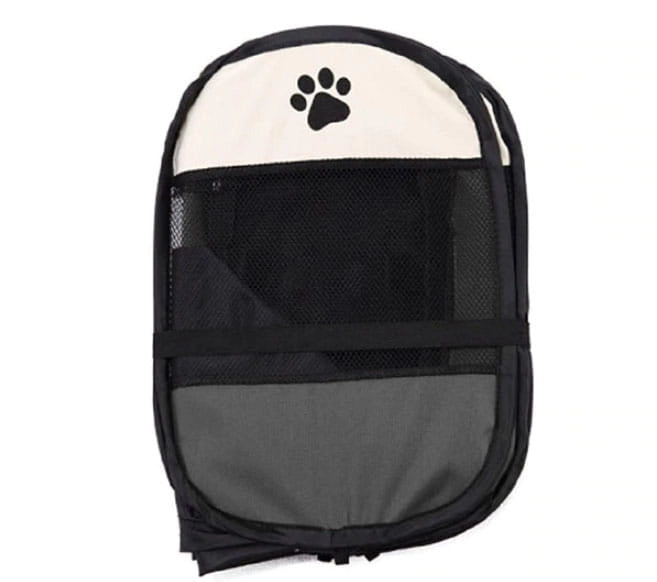 VALORA Box per cani/gatti - Recinto pieghevole ottagonale per animali domestici 74x74x43cm x 20