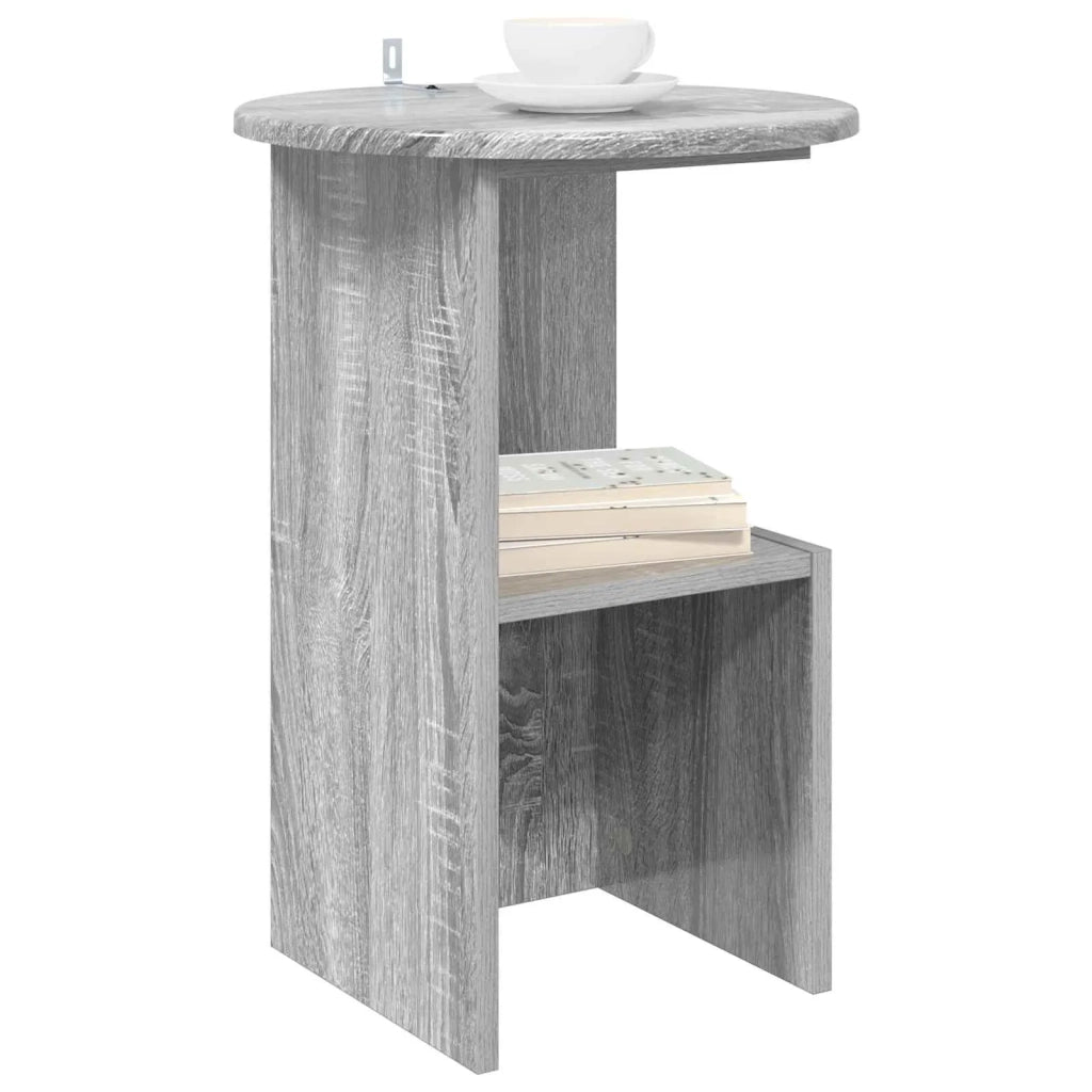 Tavolo laterale Grigio Sonoma Ø 39,5 x 55 cm 8001043