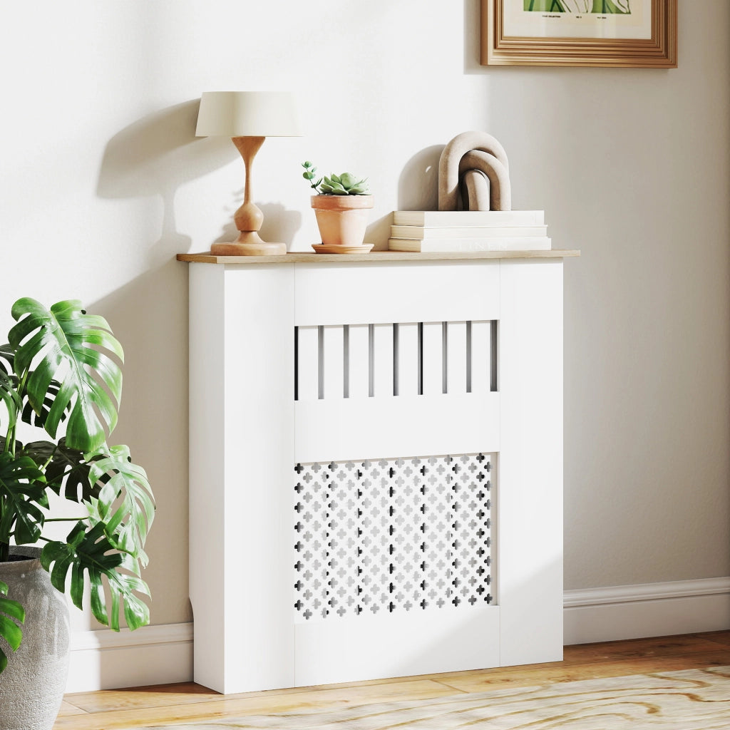 Tavolino da caff¨¨ ¨C Zephmum ¨C Bianco 78x19x81 cm