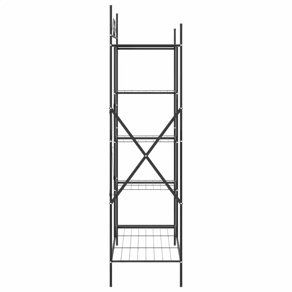 Armadio Aperto con lo scaffale Nero 104,5 x 45 x 172 cm Acciaio CFW7617052