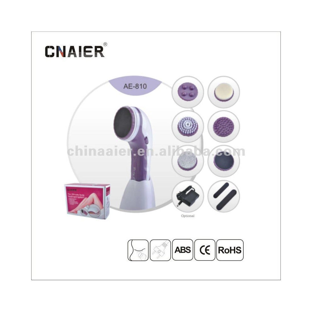 Trade Shop - Trattamento Corpo 5 In 1 Depilatore Massaggiatore Rimuovi Calli Pulizia Viso -