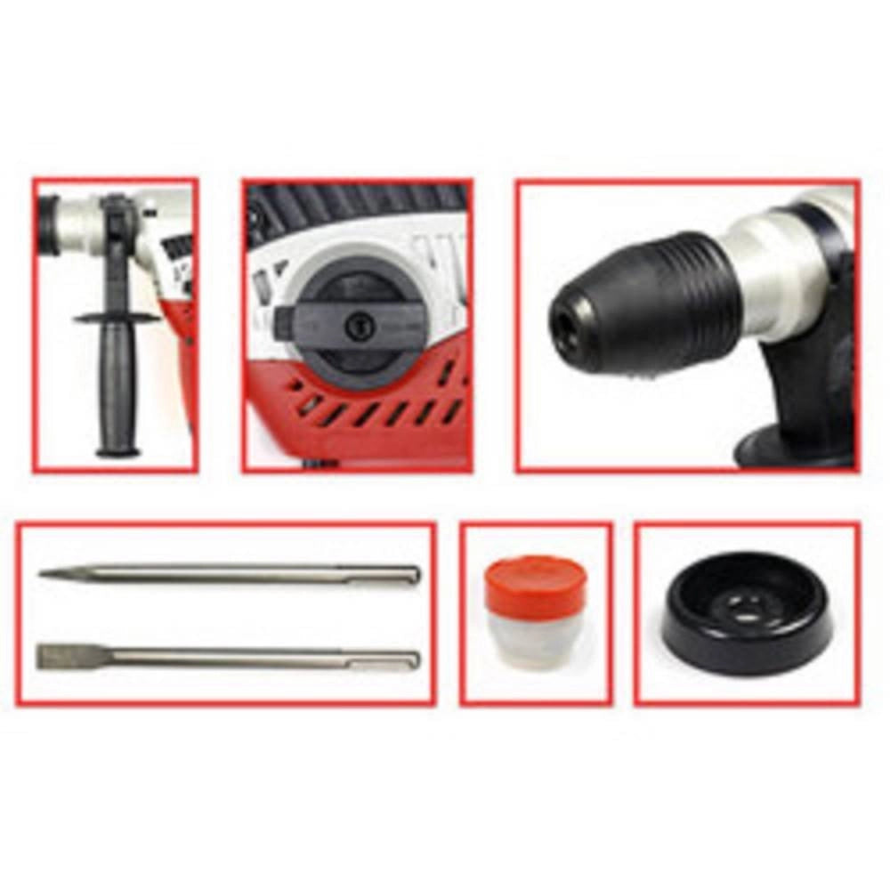 Trade Shop - Trapano Tassellatore Martello Demolitore 1050w 40mm Sds Max Rotazione Percussione -