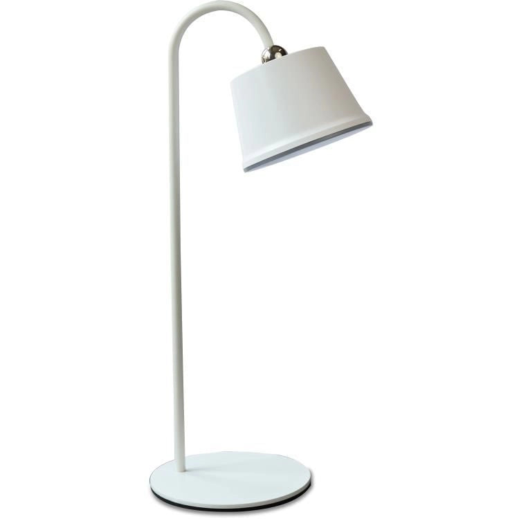 Majestic 120450 WH ALBA Lampada da tavolo LED ricaricabile senza fili con testa magnetica regolabile 360° controllo touch e tre supporti inclusi colore Bianco