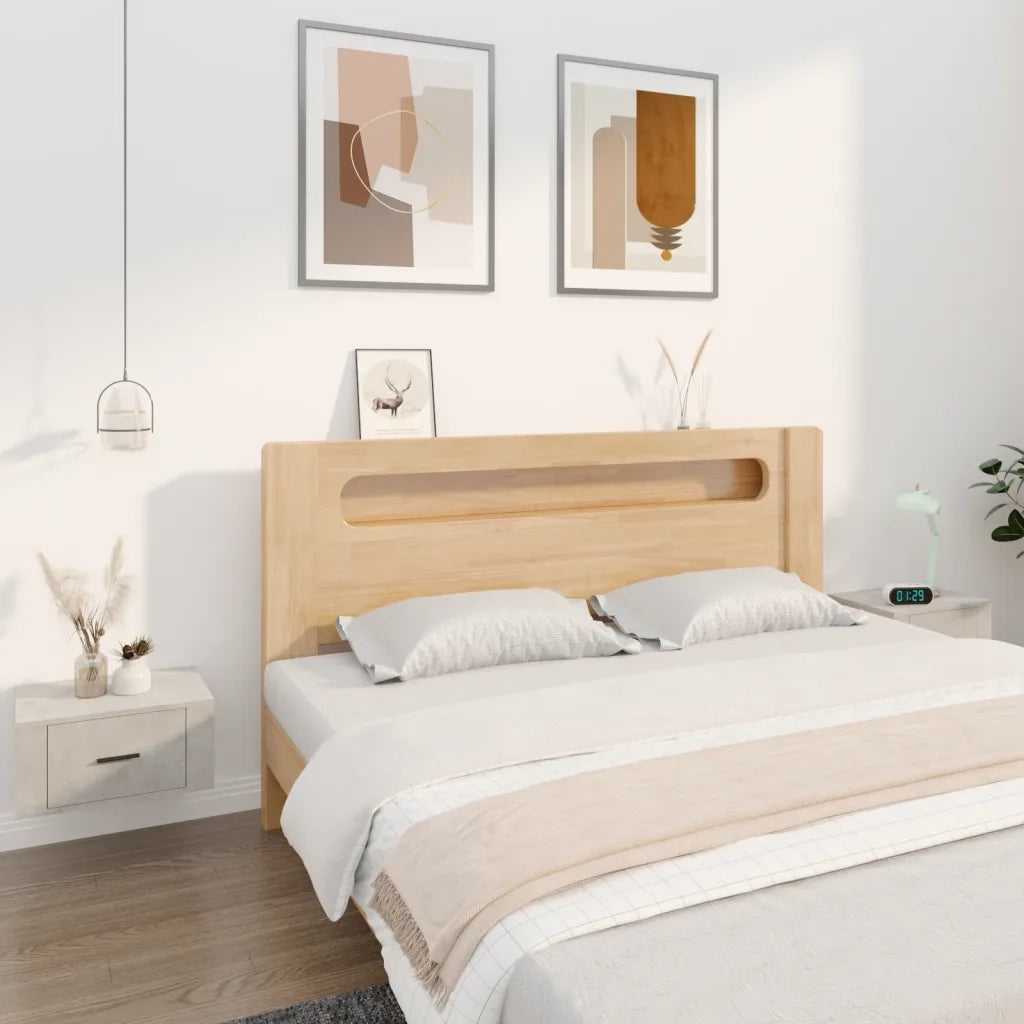 Set di 2 Comodini | Armadio da Notte | Mobiletto da notte a Muro Grigio Cemento 50x36x25 cm