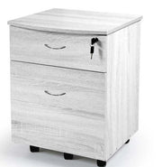 GAIA CASSETTIERA CON SERRATURA A 2 CASSETTI 42 X 40 X 55 IN COLORE BIANCO