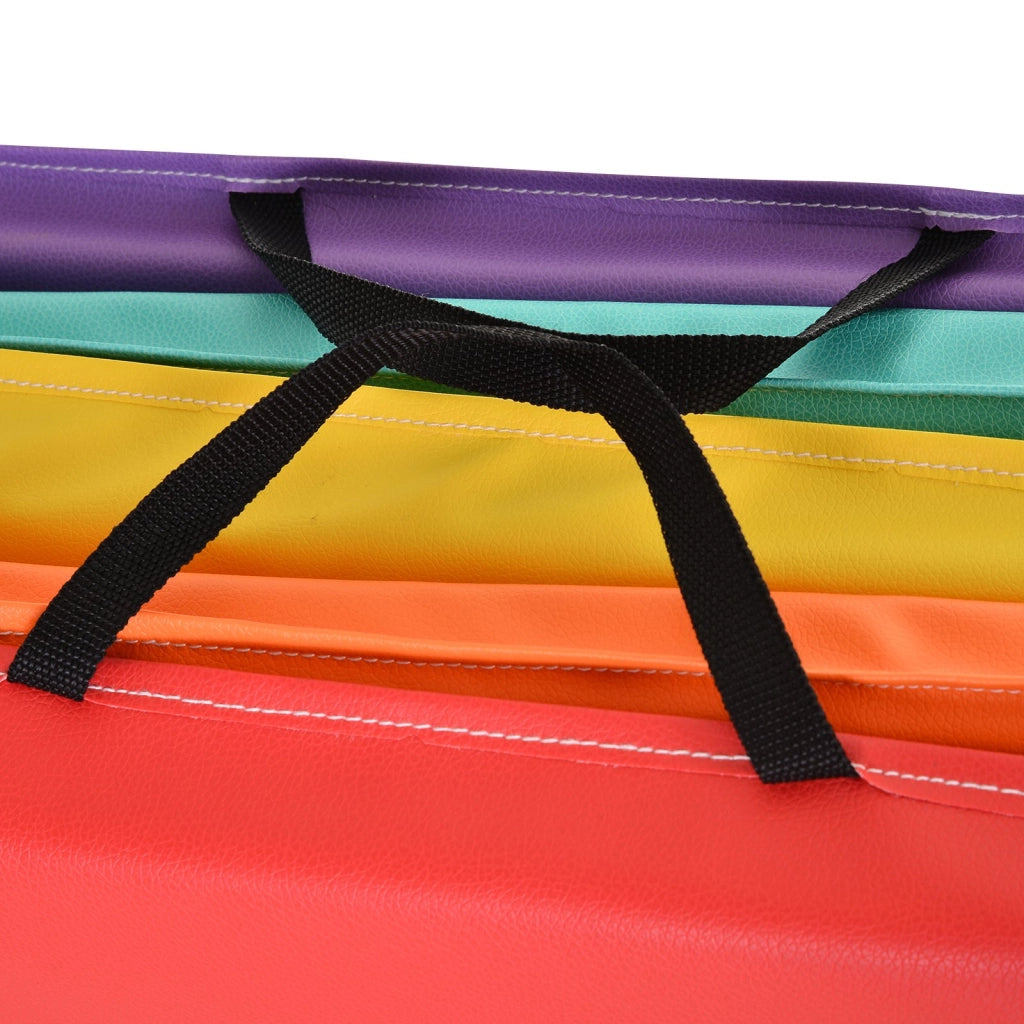 EasyComfort Tappetino Fitness per Palestra e Casa, 5 Pannelli Pieghevoli, 195x76x3cm