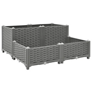Fioriera Rialzata 80x80x38 cm in Polipropilene 153301