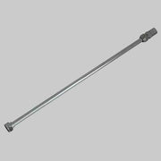 TUBO RAME CROMATO CON FLANGIA E RACCORDO Ø 10  MF 1/2x3/8 cm 100     DE BORRI ROBERTO