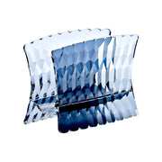 Portatovaglioli Vanity colore blu denim 15,2x7,6x h11 cm