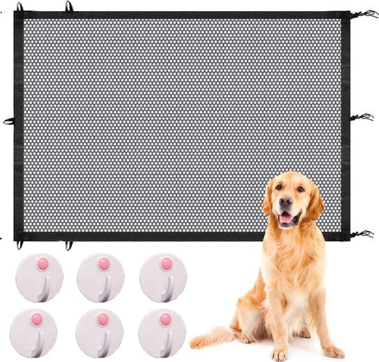Recinzione per cani Senza forare 100-110 Barriera per cani Porta per cani Recinzione interna e esterna Barriera di sicurezza per cani