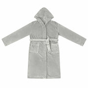 Accappatoio con Cappuccio Grigio s Flanella CFW6672561