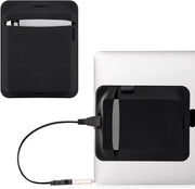 Set di protezioni esterne per disco rigido - Autoadesivo - Compatibile con laptop - Nero - Set di 2