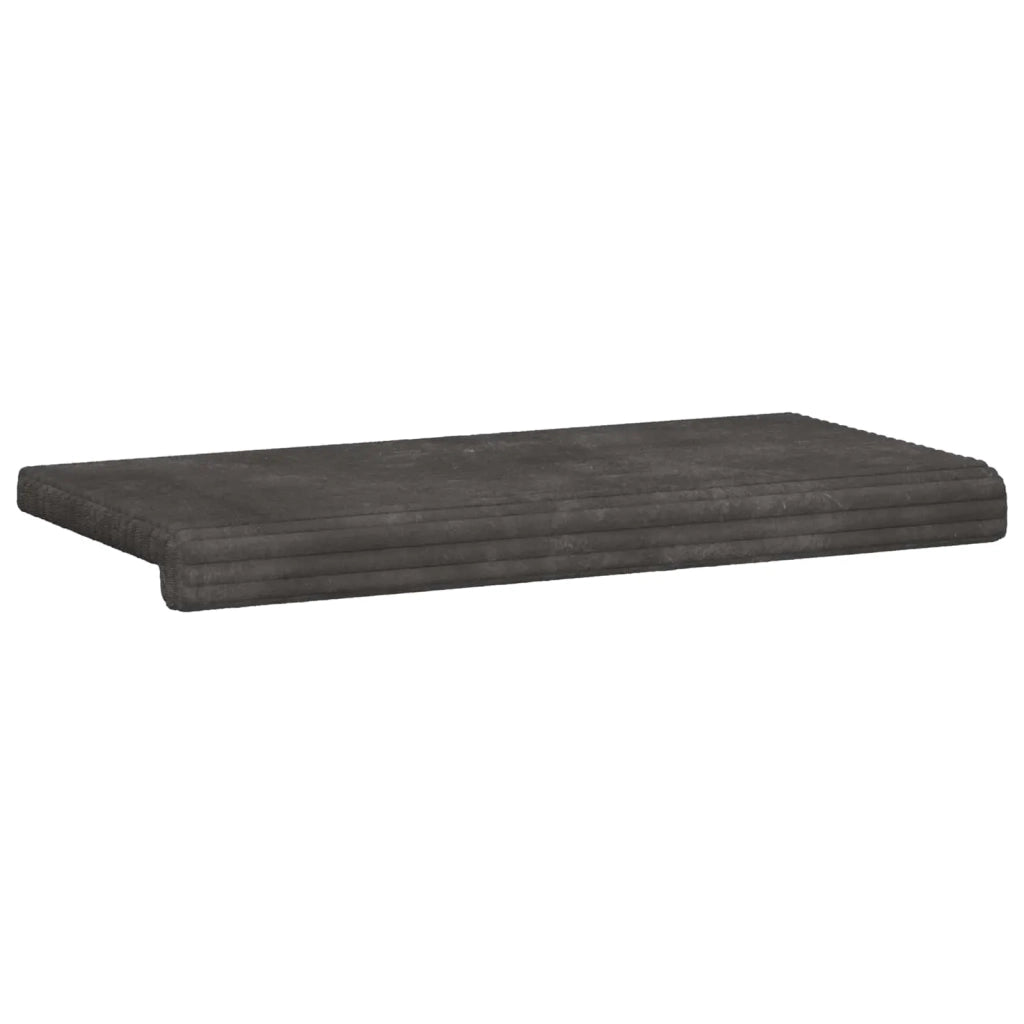 Cuscino per panchina Corduroy Morbido Grigio Scuro 42043297