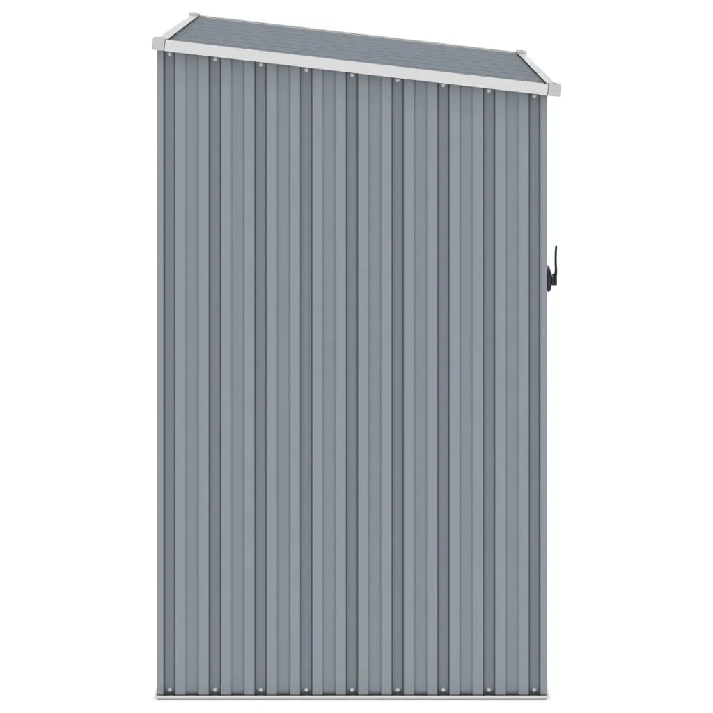 Casetta da giardino cabina ripostiglio casetta da esterno robusta casetta per attrezzi 87 x 98 x 159 cm acciaio zincato grigio 02_0022240