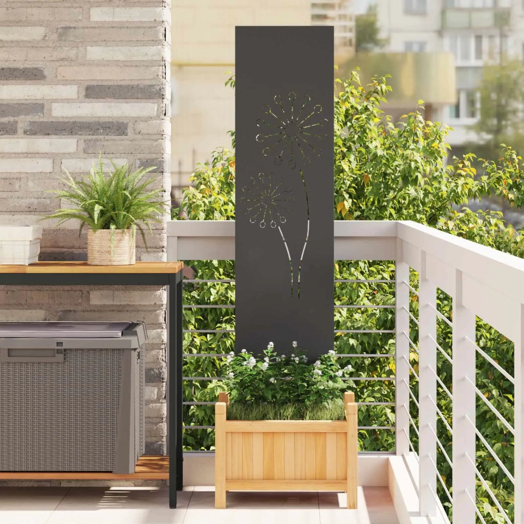 Schermo per privacy in giardino Traforo Nero 32 x 140 cm CFW1065100