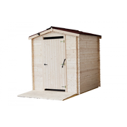 Casetta WC a secco per disabili – 214x210 cm – tavole 20 mm, pavimento e kit PMR inclusi – AL2121.01WC Foresta