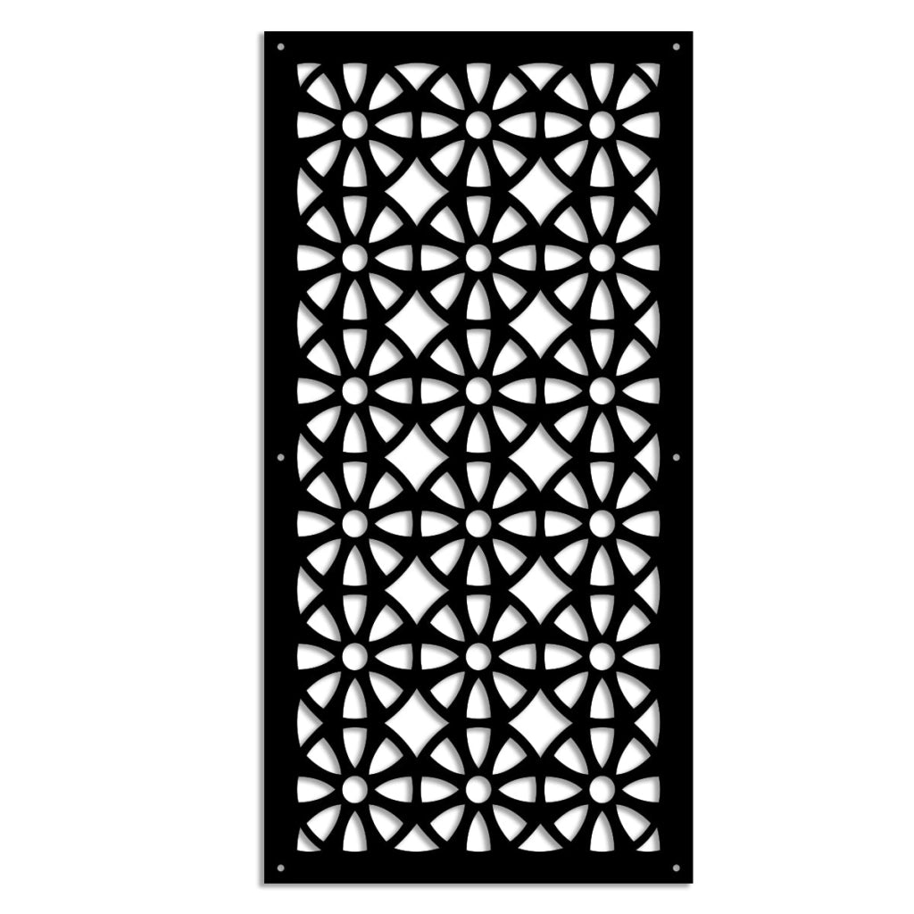 WHEELS - Pannello in PVC traforato - Parasole Colore: nero, Misura: 73x148 cm