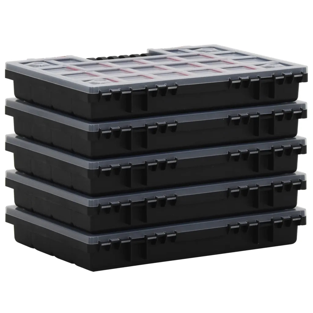 Scatole di Assortimento 5 pz 34,5x25x5 cm in Polipropilene 152094