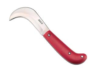 RONCOLA LAMA IN ACCIAIO AL CARBONIO MANICO IN PLASTICA  cm.20  33025    AUSONIA