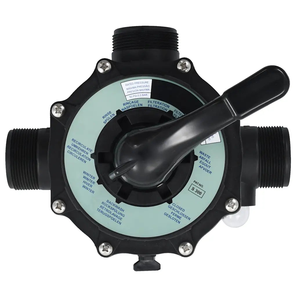Valvola Multiporta per Filtro a Sabbia ABS 1,5" 6 vie  cod mxl 61537