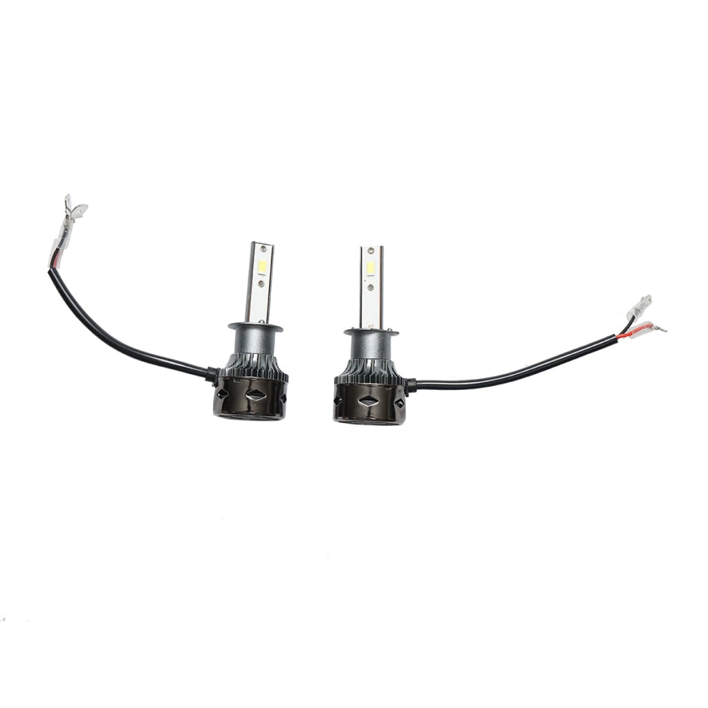 Set di 2 lampadine LED per auto H1, 27W, 12V, luce bianca fredda