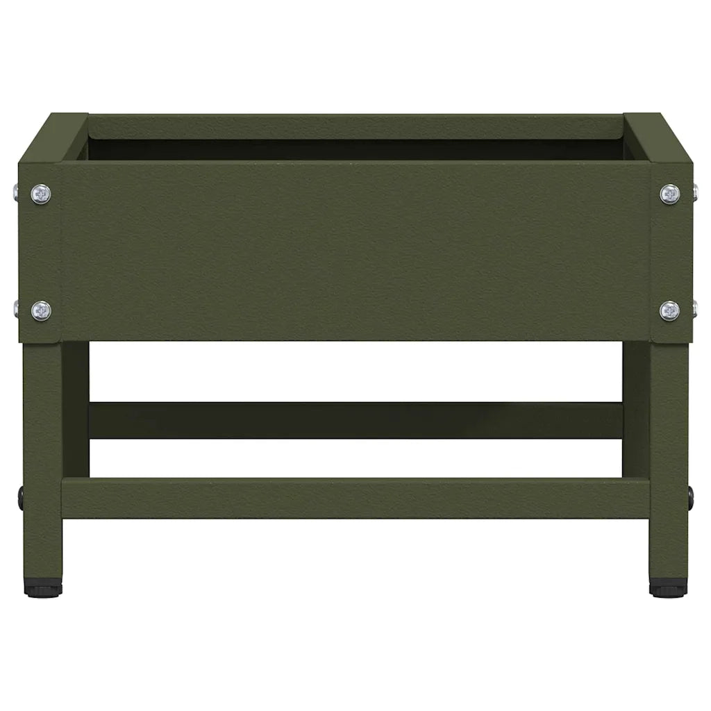 Mangiatore per Uccelli Verde oliva 80 x 28 x 13.5 cm CFW6309773