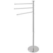 PIANTANA PORTASCIUGAMANI 3 BRACCI H93CM CROMO