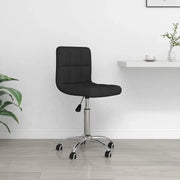 Sedia Girevole da Ufficio Nera in Tessuto cod mxl 11733