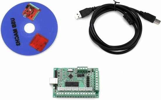 Carta di interfaccia USB per controllo di movimento CNC - Supporto per laptop e tablet - Supporto software.