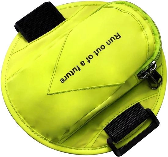 Cintura Sport Attrezzabile - Adesivo - Borsa per Braccio - Idrorepellente - Adattabile per Jogging/Freccia - Ciclismo - Escursionismo - Cinturino con Membrana Respirante