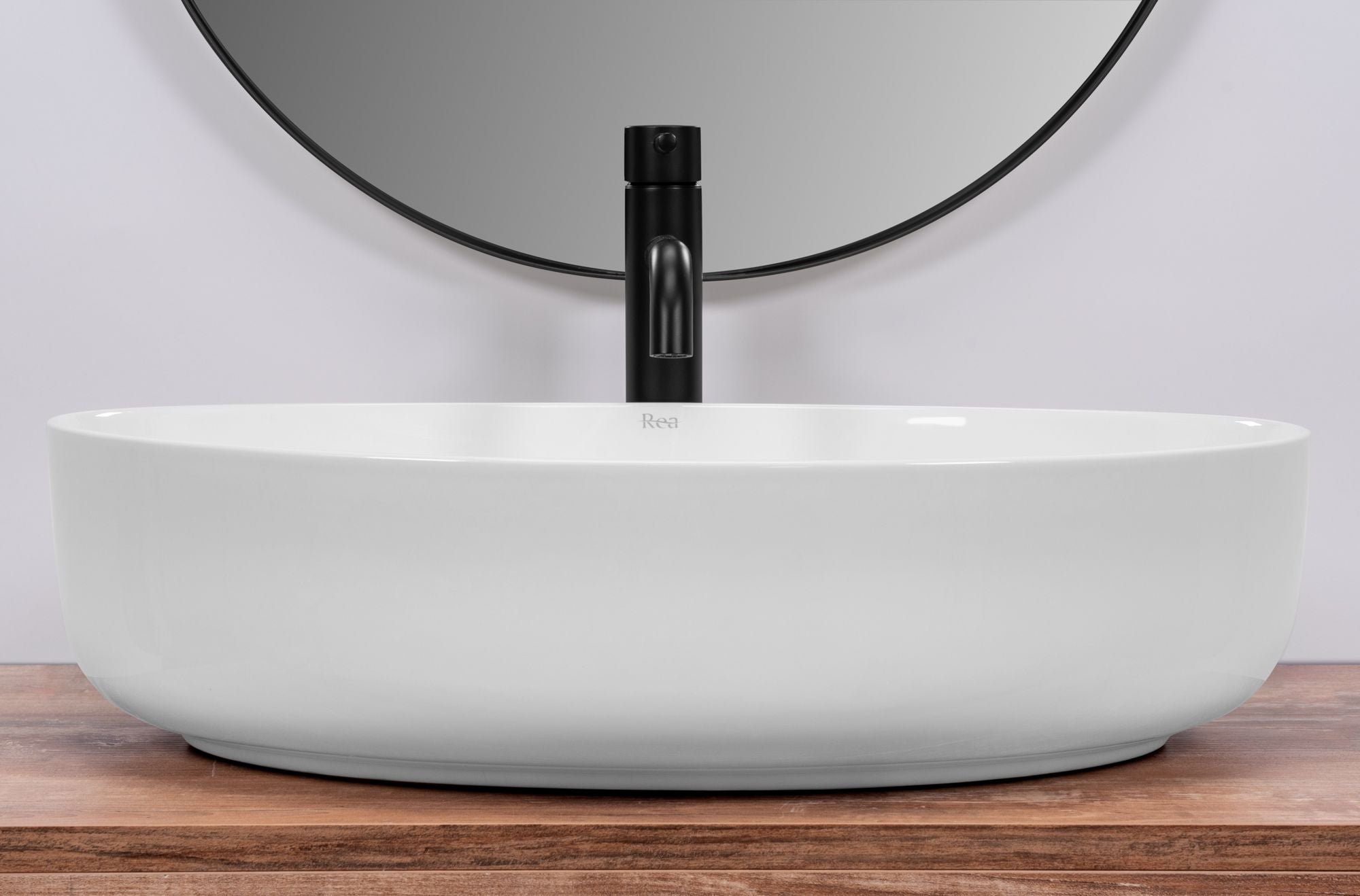 Lavabo Da Appoggio Rea Queen White