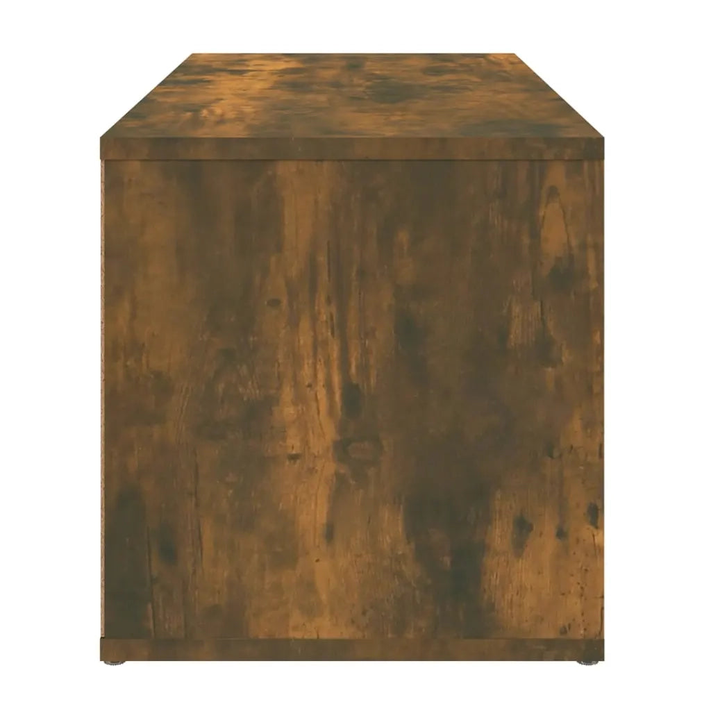 Mobile Porta TV Rovere Fumo 80x34x36 cm in Legno Multistrato 815495