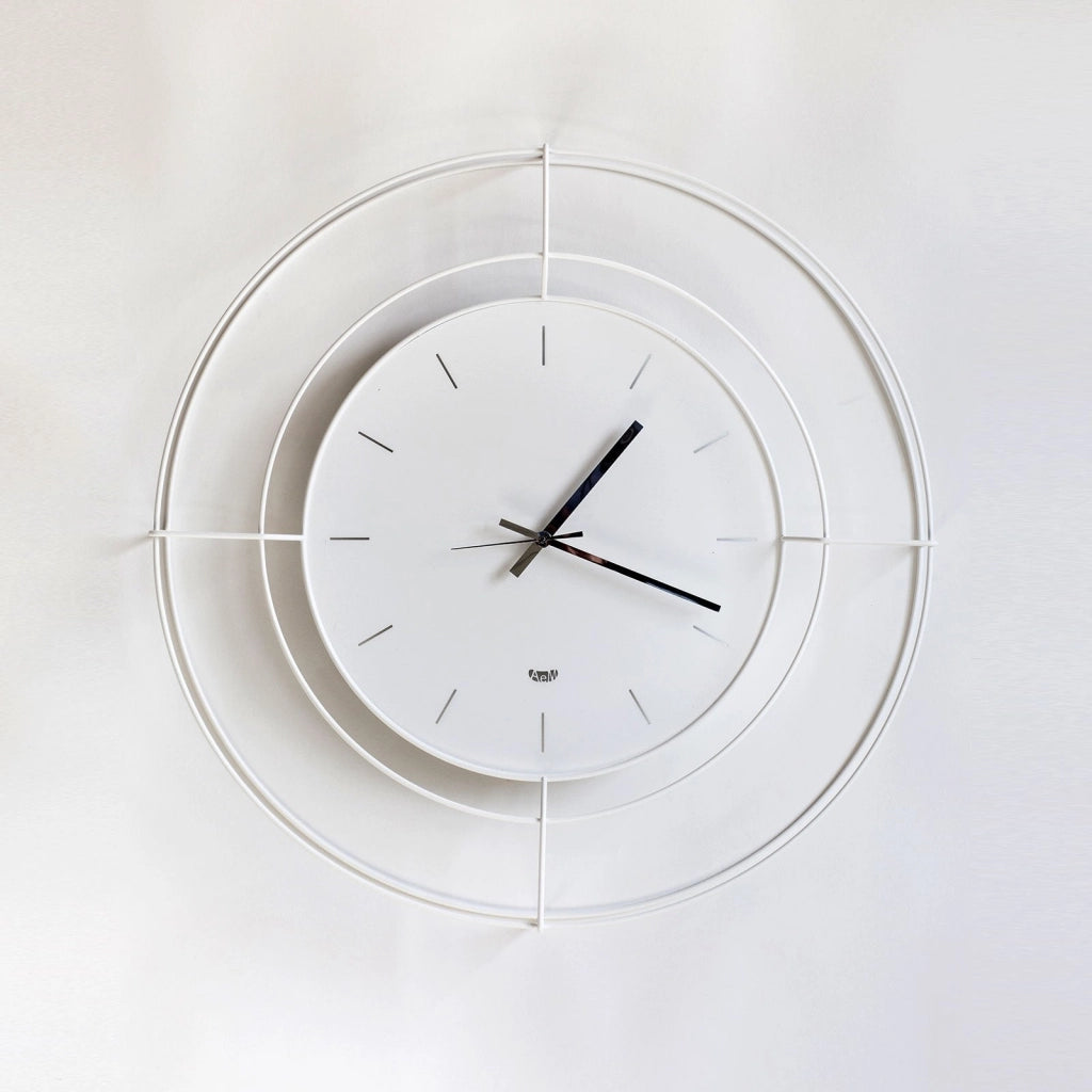 Orologio da parete contemporaneo Nudo piccolo Bianco