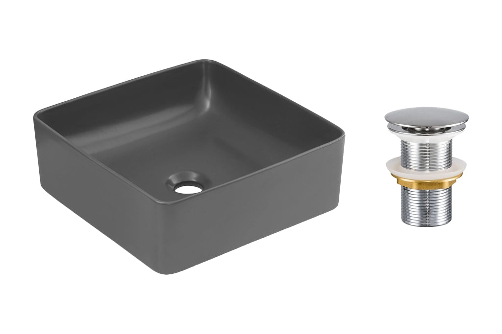Set lavabo con tappo click-clack Lavabi da appoggio 40 x 1401 x 40 cm