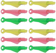 Inseritore a forma di pesce per 12 pezzi - Aiuto per l'inserimento automatico della spilla - Per cucire a mano - Realizzato in alta qualità plastica e metallo