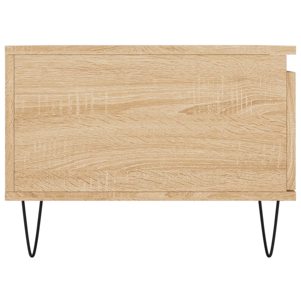 Tavolino Salotto-Tavolino da soggiorno-Tavolo Rovere Sonoma 90x50x36,5 cm Legno Multistrato 599979