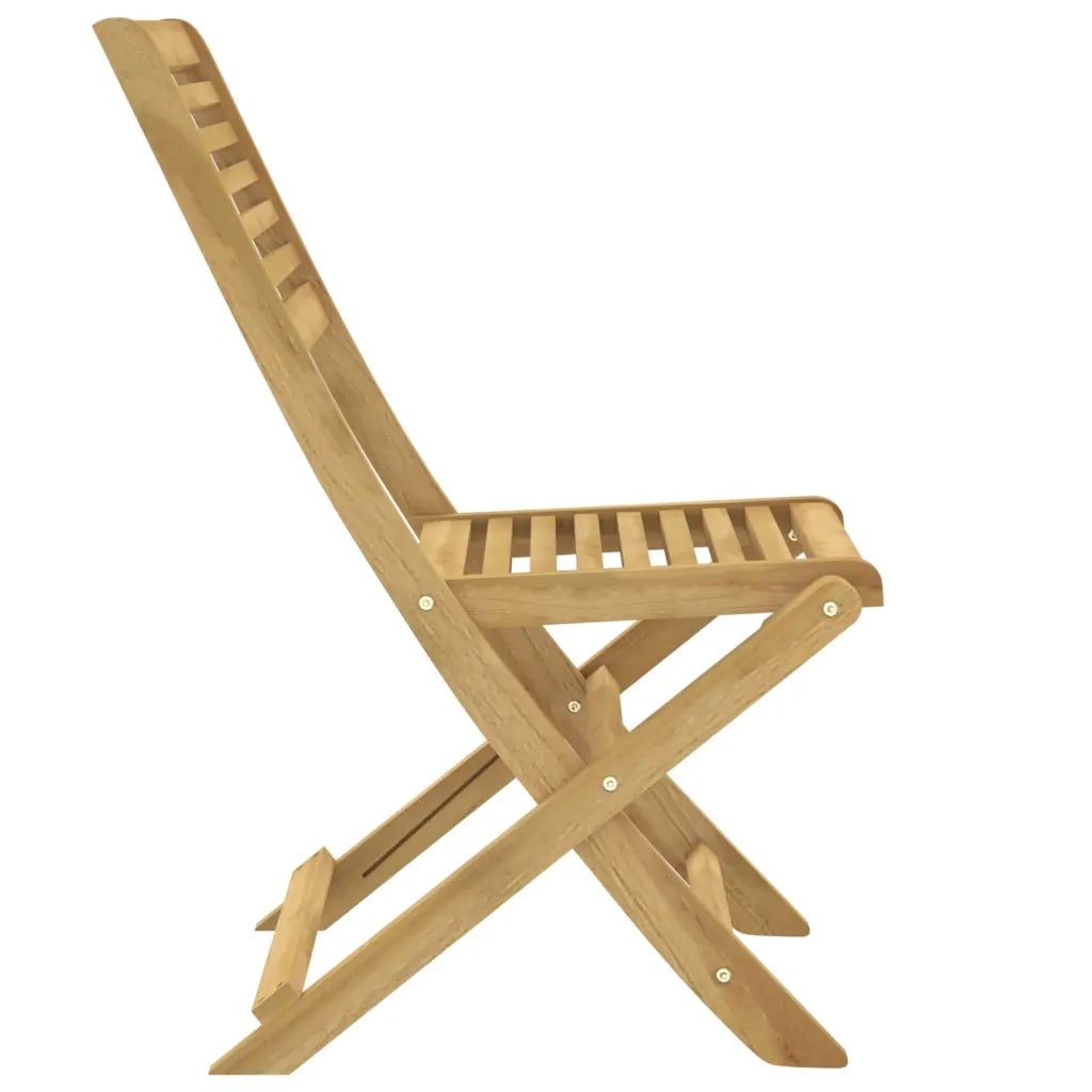 Sedie Giardino Pieghevoli 2 pz | Sedie da Esterno 48,5x61,5x87 cm Massello Acacia