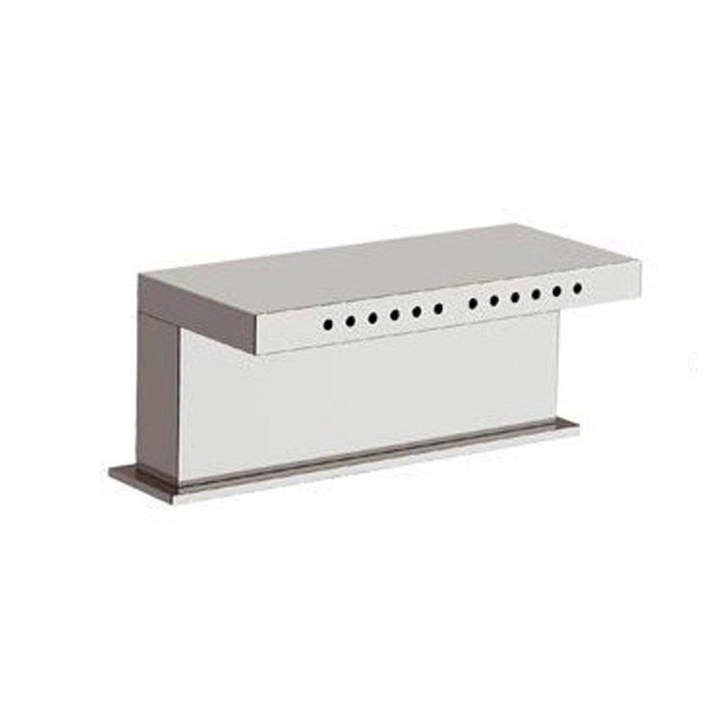 Miscelatore cube waterfall bordo vasca bocca con effetto multigetto