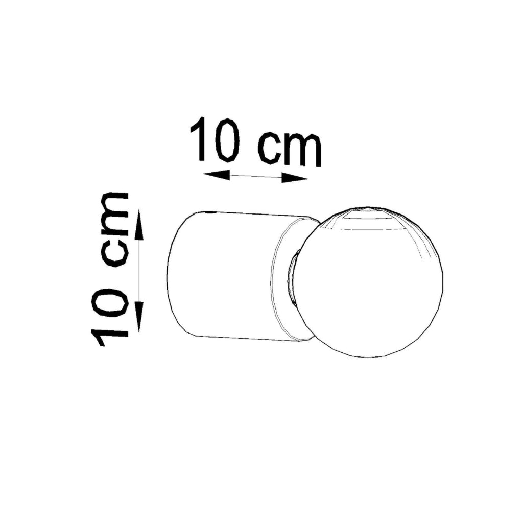 Applique DUARTE in legno chiaro E27 Pure Lume PU0673