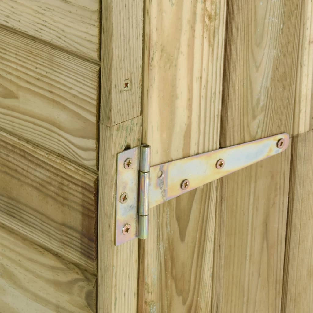 Casetta per attrezzi da giardino pino 85 x 48 x 177 cm marrone 02_0022432