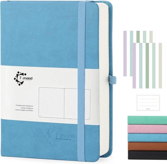Libretto - Utile per annotazioni - 1 pezzo - Blu - Carta - Formato A5