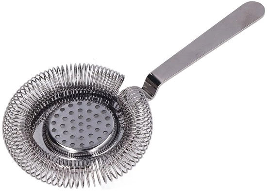 Zeef per Cocktail Fino con Filtri in Acciaio Inossidabile - Barzeef Professionale - Leggero e Elegante - Accessorio da Cocktail per Bartender