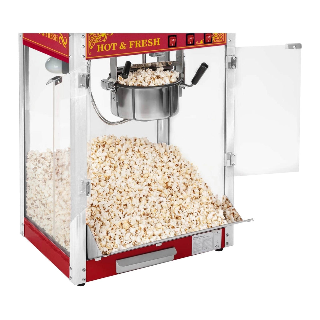 Set macchina per popcorn con carrello rosso in stile retrò 14_0004909