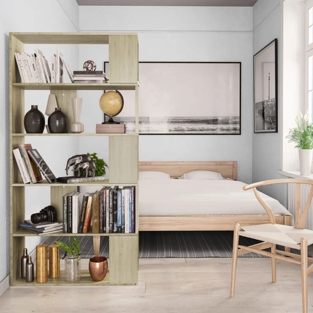 Libreria/Divisorio Rovere Sonoma 80x24x159 cm Legno Ingegnerizzato 800102