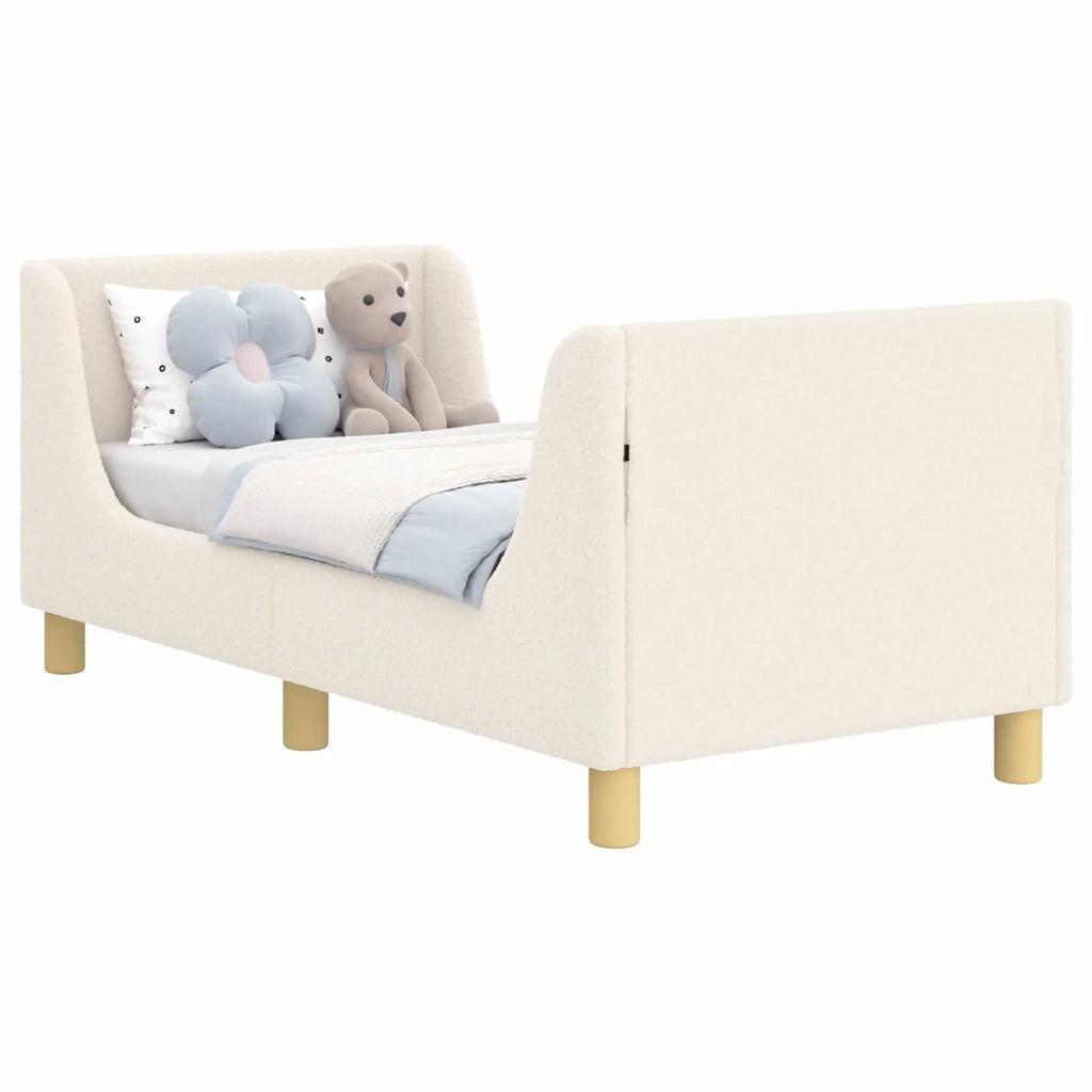 Struttura letto per bambini con testata Crema 70 x 140 cm