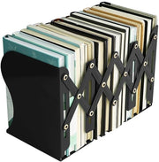 Supporto Librario Regolabile - Supporto Librario in Metallo - Organizzatore Antiscivolo per Ufficio - Supporto Librario da Scrivania - Dimensioni 19,5 x 14,6 cm