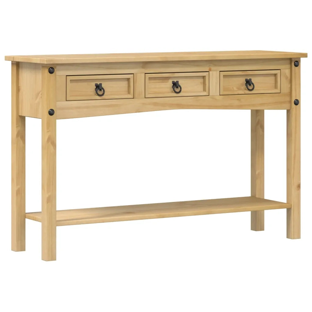 Tavolo Consolle | Tavolo d'Ingresso "Corona" 114x34,5x73 cm in Legno Massello di Pino